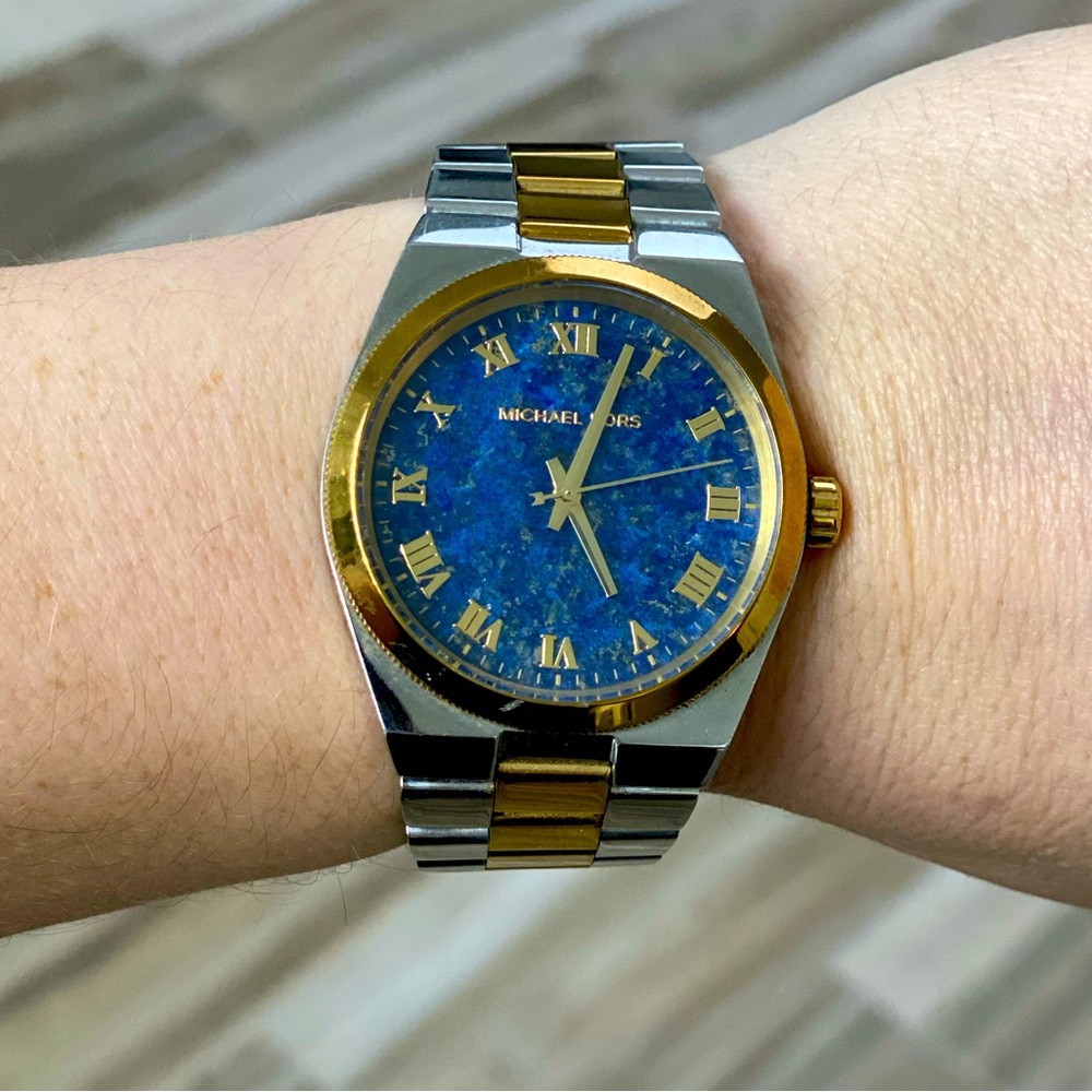 Michael Kors Channing two-tone watch. Barely used!